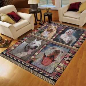 Pitbull Really Cute Rug Carpet