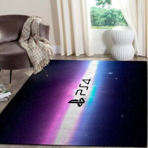 PlayStation Play Game Area Rug Carpet - Gaming Home Decor 3