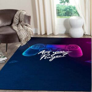PlayStation Play Game Area Rug Carpet - Gaming Home Decor 9