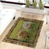 Pomeranian Friend Area Rug Carpet