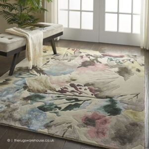 Prismatic Abstract Floral Rug Carpet