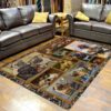 Pug Cute Area Rug Carpet