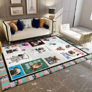 Pug Dog Rug Carpet