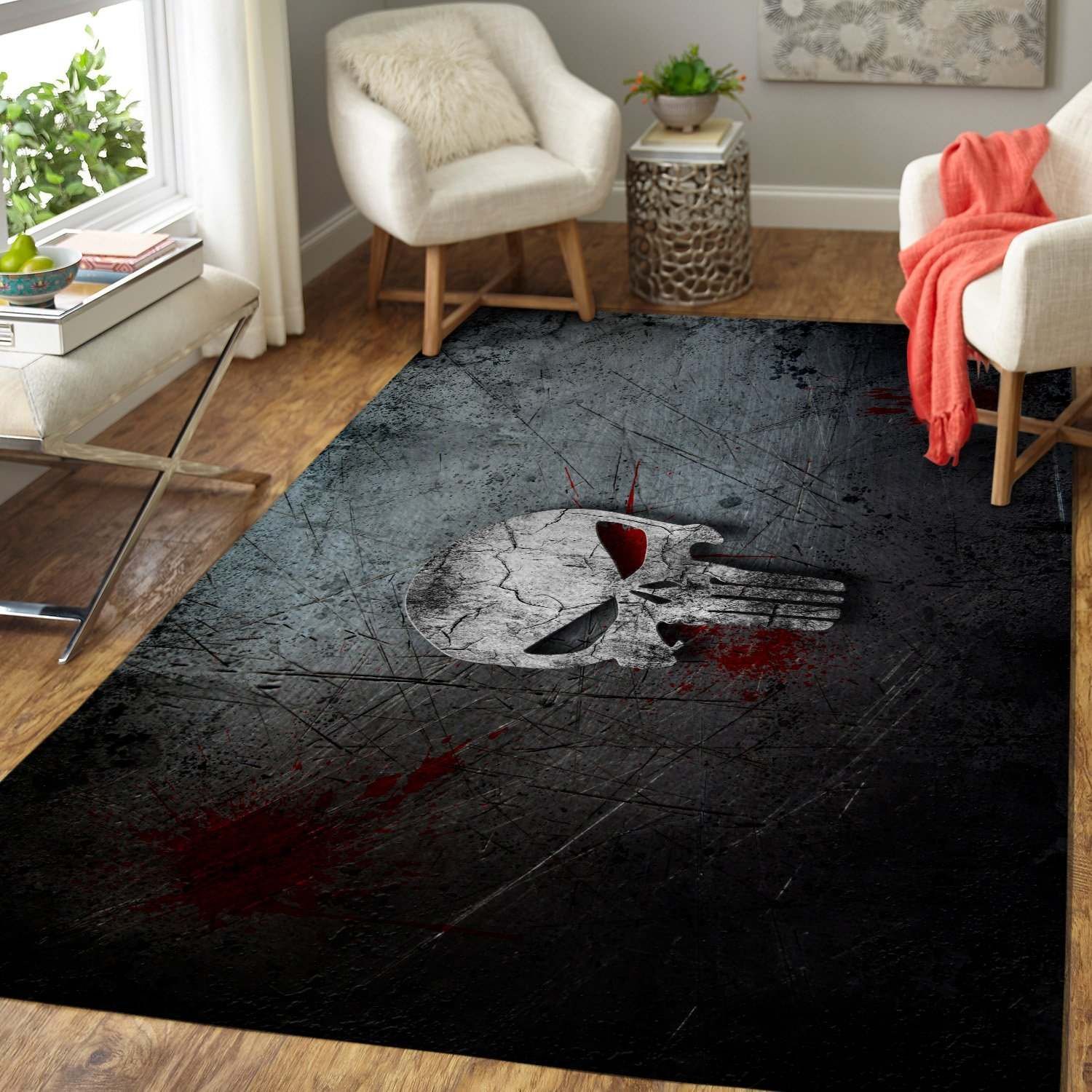 Punisher Area Rug Carpet - Movie Home Decor