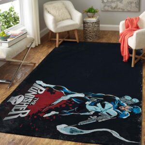 Punisher Area Rug / Movie Floor Rug Carpet