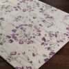 Purple Floral Rug Carpet
