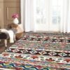 Rainbow Collage Rug Carpet