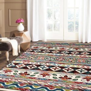 Rainbow Collage Rug Carpet