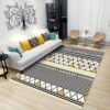 Rectangle Geometry Rug Carpet