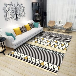 Rectangle Geometry Rug Carpet