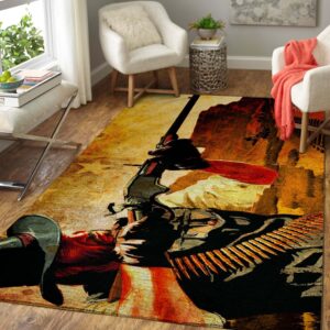 Red Dead Redemption Area Rug / Floor Rug Carpet