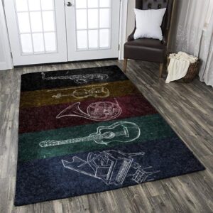 Retro Music Rug Carpet