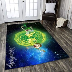 Rick And Morty Rectangle Rug Carpet