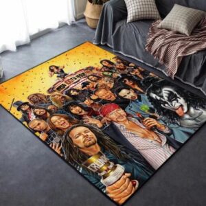 Rock Legends Area Rug - Music Fans GT46987 Rug Carpet