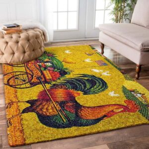 Rooster Rug Carpet