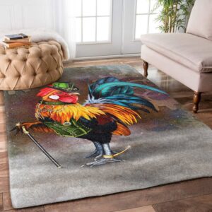 Rooster Rug Carpet