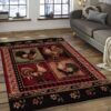 Rooster Chicken Rectangle Rug Carpet