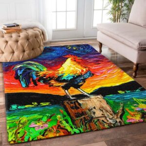 Rooster Rug Carpet