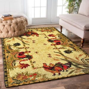 Rooster Rug Carpet