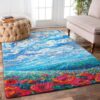 Rose Garden And Sky Rug
