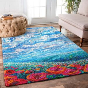 Rose Garden And Sky Rug