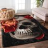 Rose Skull Rectangle BW64628 Rug Carpet