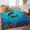 Scuba Diver Rug Carpet