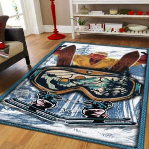 Skiing Rug Carpet
