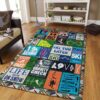Skiing QE53855 Rug Carpet