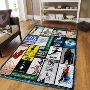 Skiing Rug Carpet