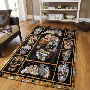 Skull Dog Rug Carpet