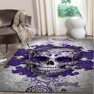 Skull Rug Carpet Mat All Over Print