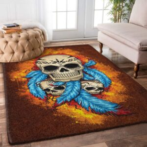 Skull WI34894 Rug Carpet