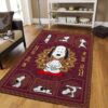 Snoopy Yoga Rug Carpet Mat All Over Print