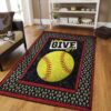 Softball Rug Carpet