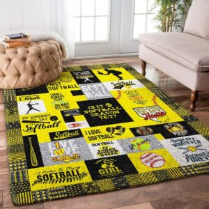 Softball Rug Carpet