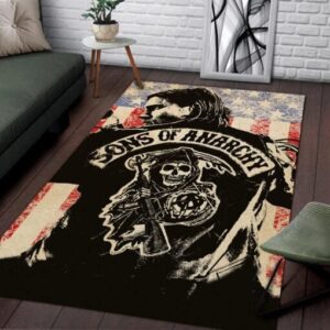 Sons of Anarchy Area Rug Carpet - Floor Rug Carpet -  Movie Home Decor
