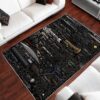 Spaceship Rug Carpet Mat All Over Print