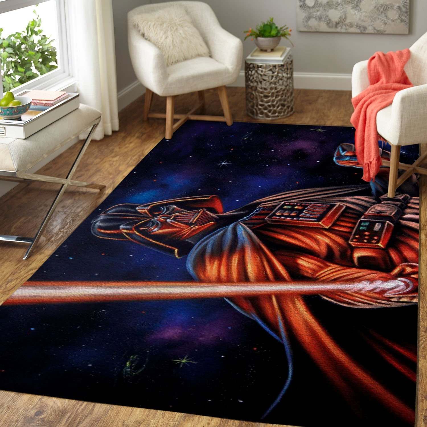 Star War Fans Darth Vader Area - Movie Rug Carpet