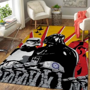 Star War Fans Darth Vader Area - Movie Rug Carpet