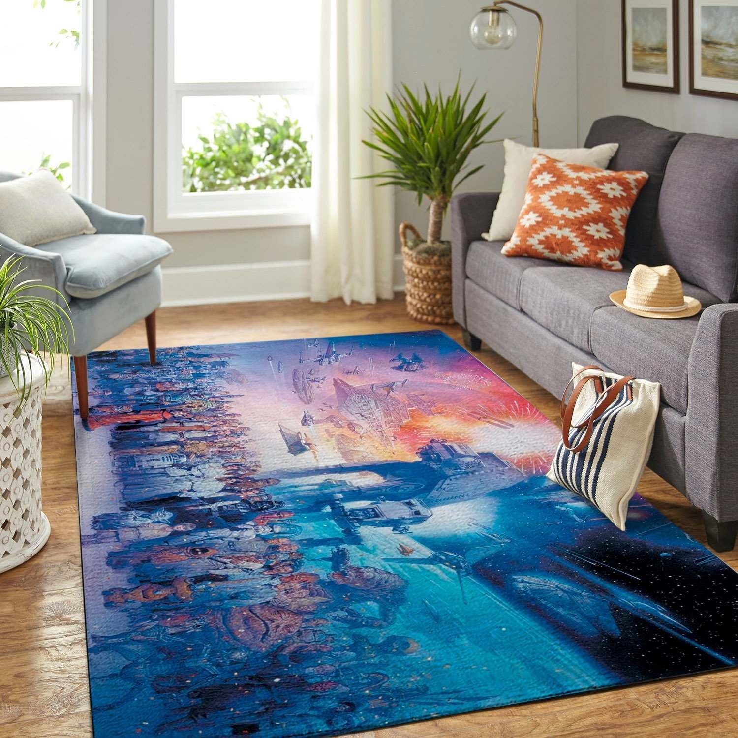 Star Wars Characters Area Rug All In One- Wars Rug Carpet