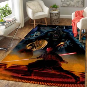 Star Wars Fans Darth Vader Area - Movie Rug Carpet