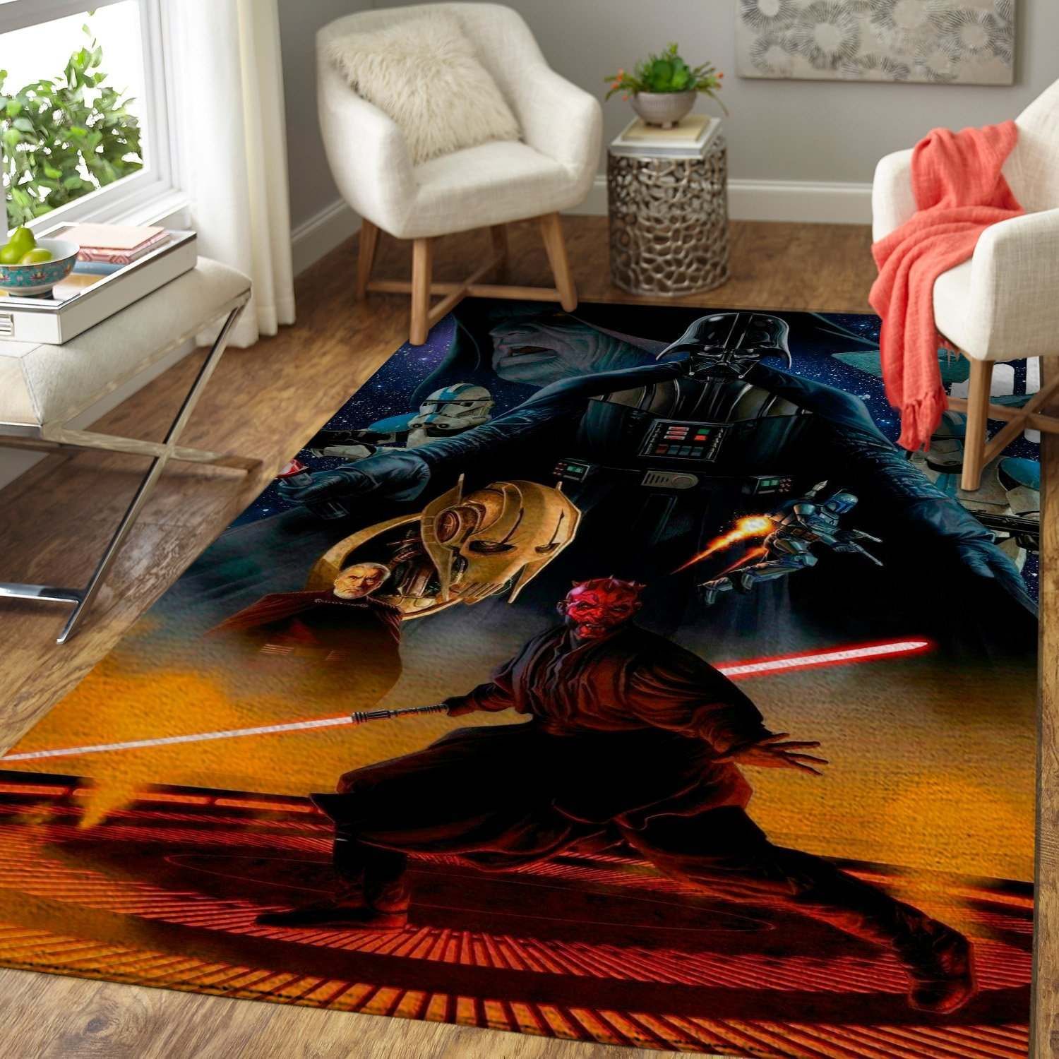 Star Wars Fans Darth Vader Area - Movie Rug Carpet
