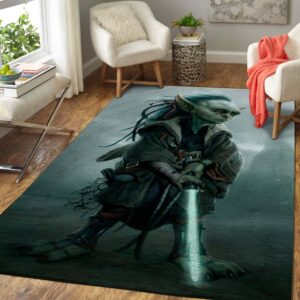 Star Wars Fans Young Yoda Area - Movie Rug Carpet