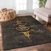 Steampunk Clock Rug Carpet