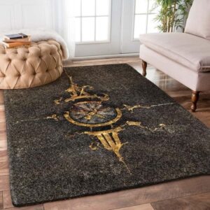 Steampunk Clock Rug Carpet