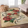 Sugar Skull Art Rectangle Rug