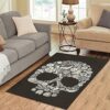 Sugar Skull Day Of The Dead Area Rug Carpet