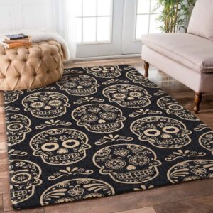 Sugar Skull Rug Carpet