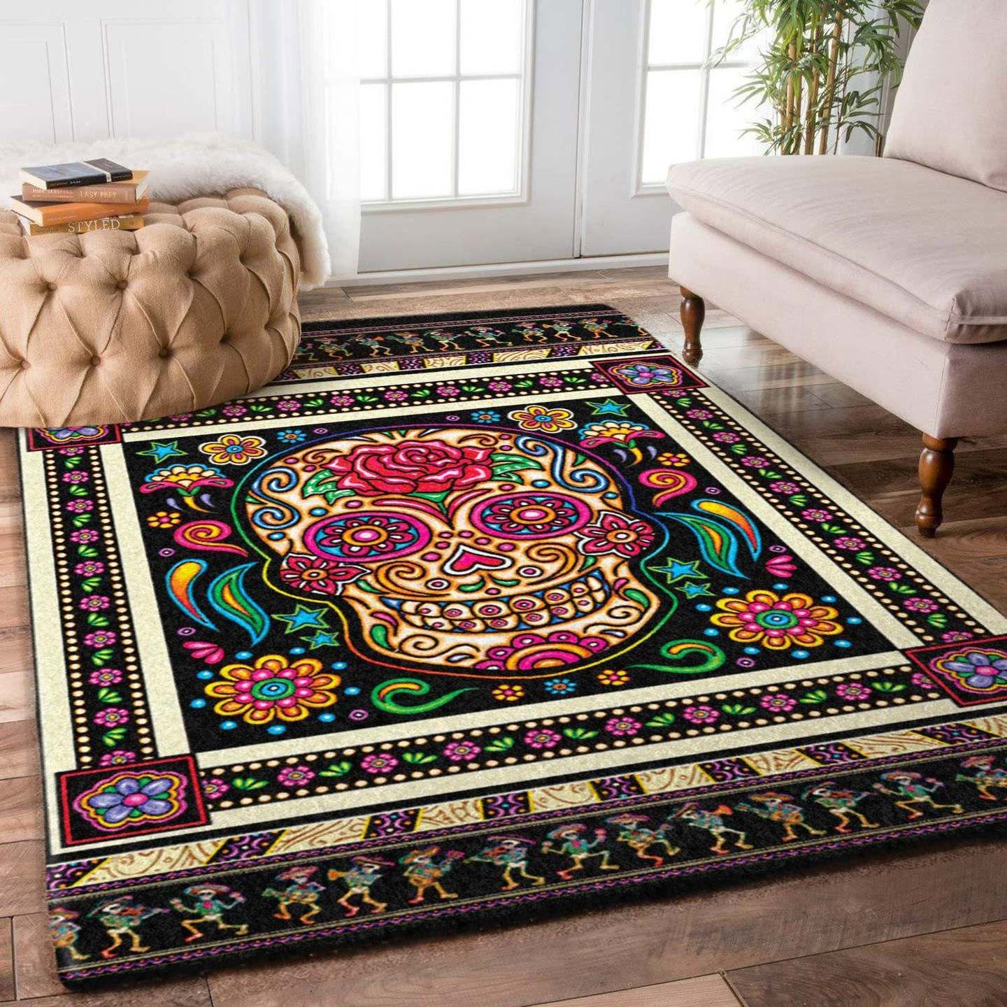 Sugar Skull Rug Carpet